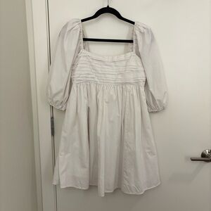 Abercrombie & Fitch White Mini Dress